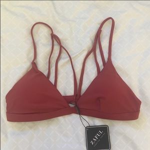 Rust Red Bikini Top